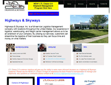 Tablet Screenshot of highwaysandskyways.com